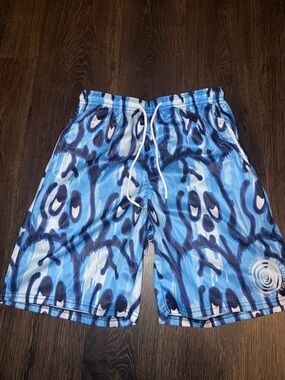Men's Skull Graphic Print Summer Shorts